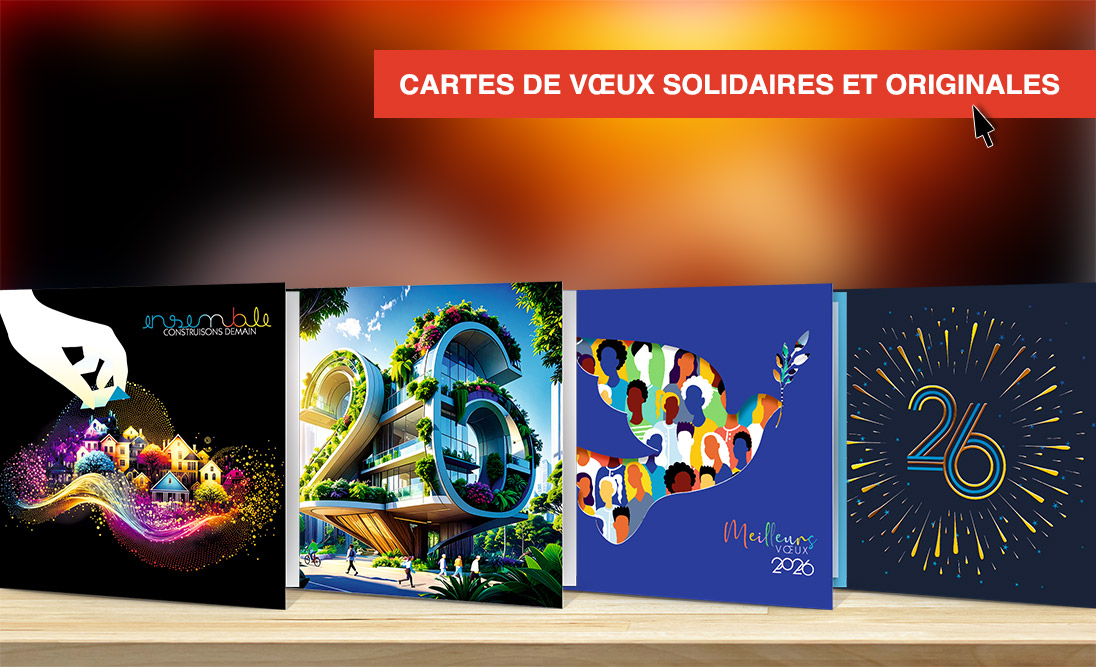 Photo : Cartes de vœux 2026 : soutenez nos actions !