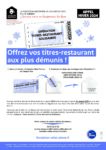 Affiche de dons de Titres Restaurant 2024