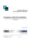 Dynamiques culturelles des habitants