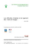 Les difficultés d’habitat et de logement des « Gens du Voyage »