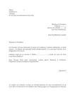 Modèle de courrier - Renvoi d'audience