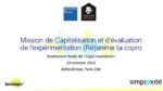 Restitution finale de l'expérimentation