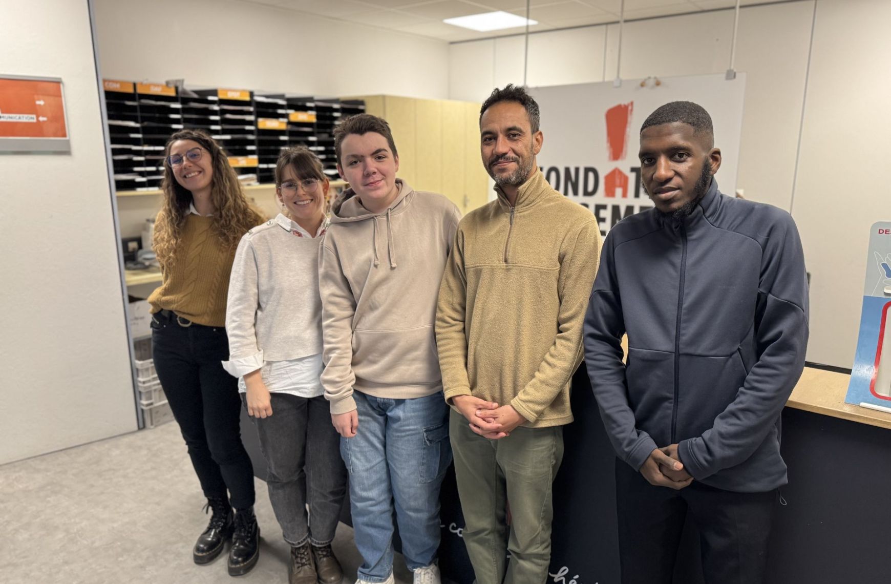 Photo : « Duoday » à la Fondation