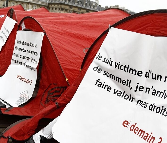 Photo : Journée de solidarité  pour les personnes sans abri et mal logées