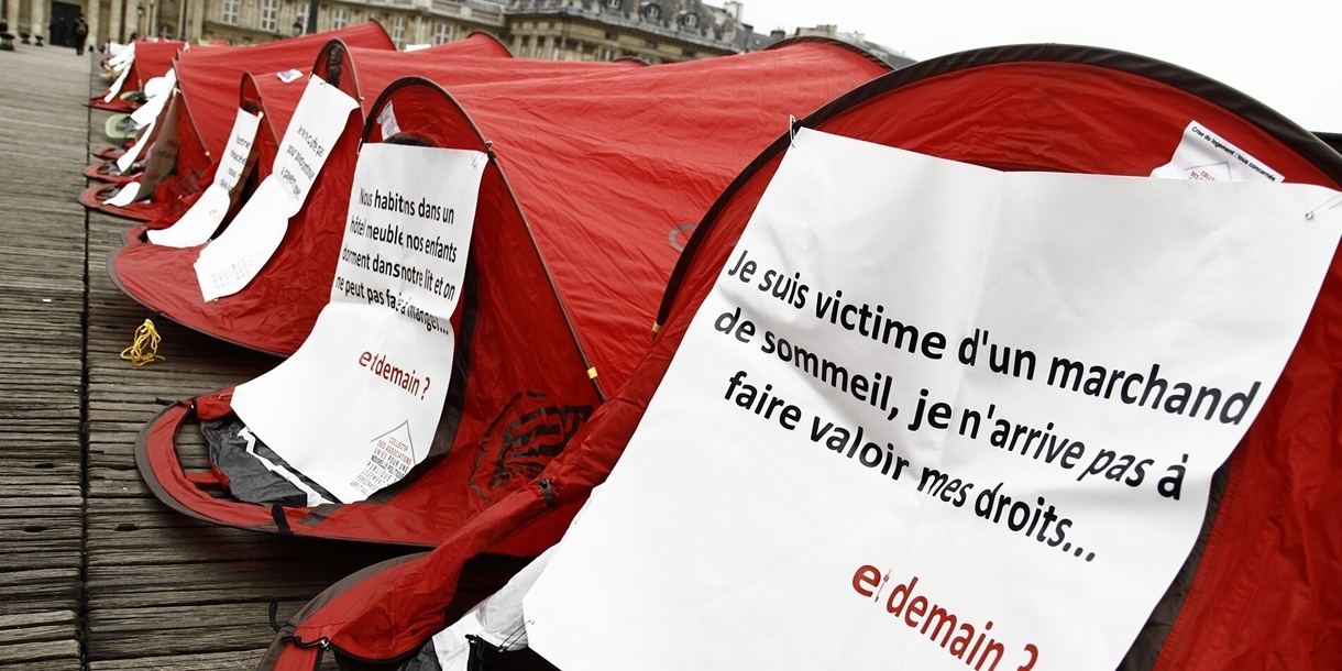 Photo : Journée de solidarité  pour les personnes sans abri et mal logées