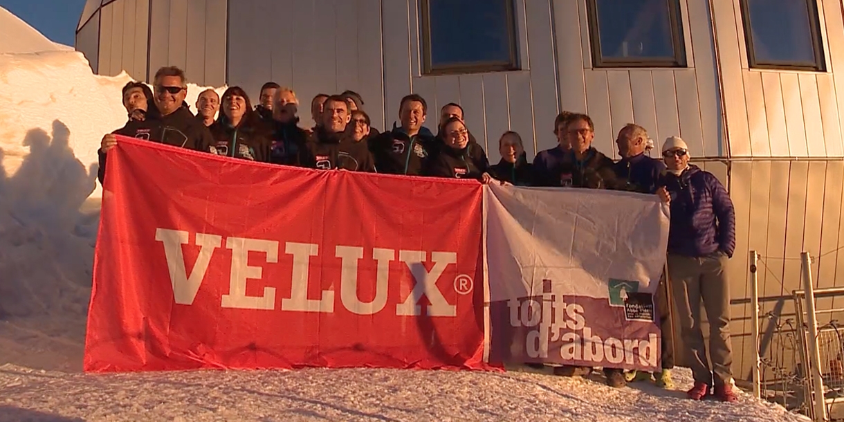Photo : Velux France : les salariés se mobilisent au profit de la Fondation.