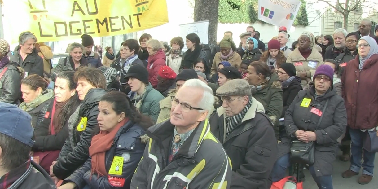 Photo : 8 ans après la Loi... des ménages Dalo non relogés se mobilisent.