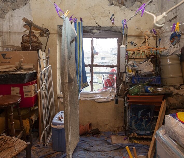 Photo : Une maison familiale rénovée pour vivre dans la dignité.