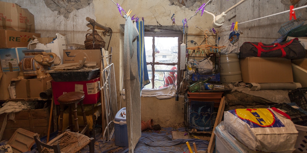 Photo : Une maison familiale rénovée pour vivre dans la dignité.