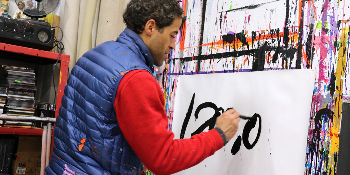 Photo : JonOne et la Fondation : 5 ans de lutte contre le mal-logement.