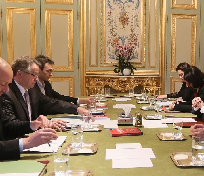 Photo : La Fondation Abbé Pierre reçue par le Président de la République
