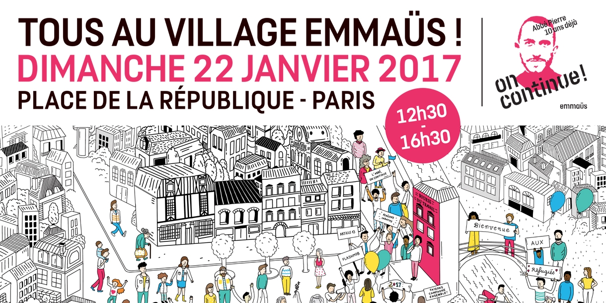 Photo : Abbé Pierre 10 ans déjà : la journée Emmaüs du 22 janvier.