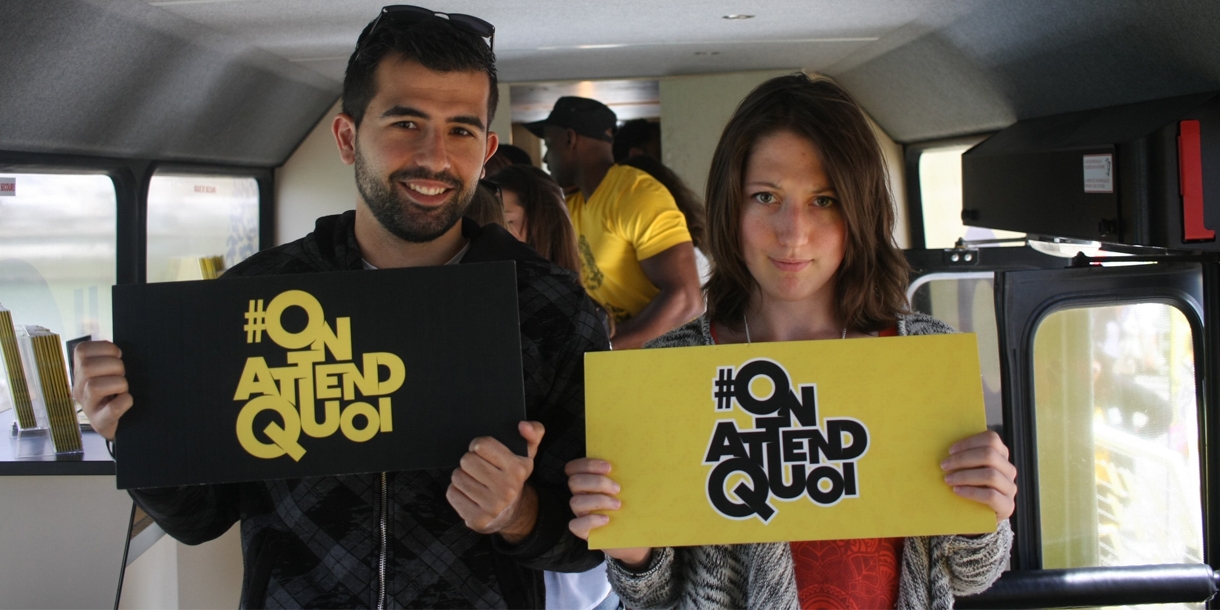Photo : #OnAttendQuoi : le mouvement de la Fondation se poursuit jusque fin juin.
