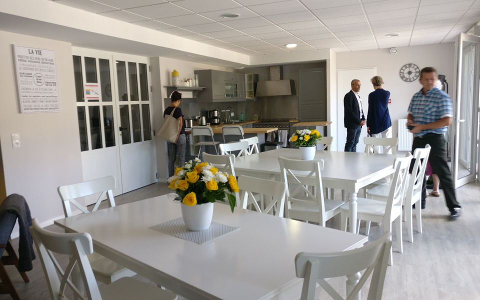 Photo : Le même site pour une Boutique Solidarité et une Pension de famille