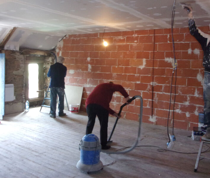 Photo : Une salle de bains et des chambres pour les enfants