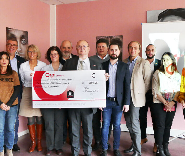 Photo : Orpi Lorraine : 20 600 euros collectés pour la Fondation