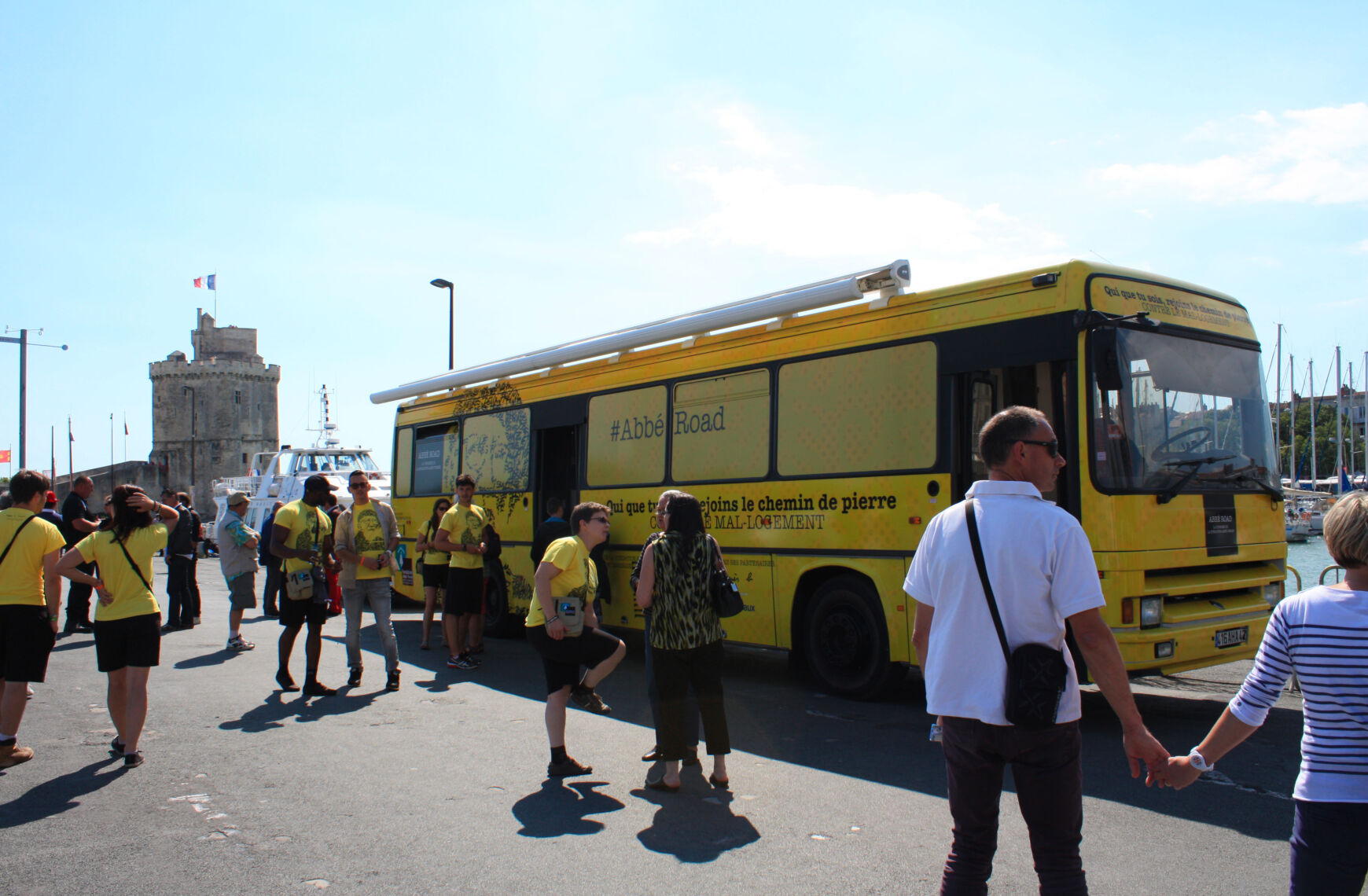Photo : « Abbé Road #6 », La Fondation Abbé Pierre aux Francofolies de la Rochelle