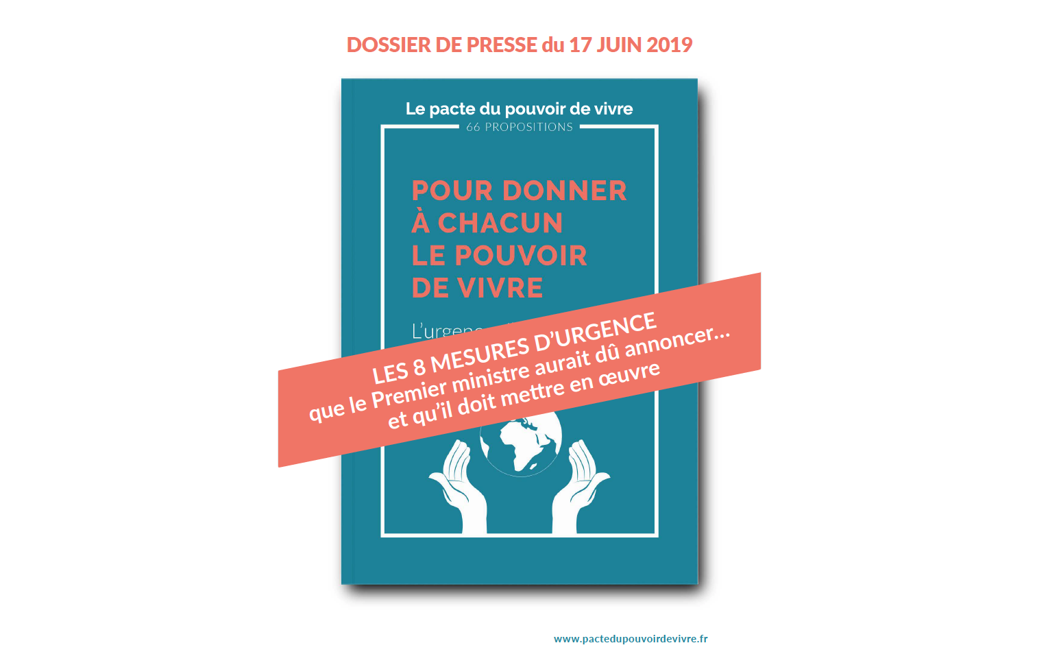 Photo : Pacte du pouvoir de vivre : 8 mesures d’urgence