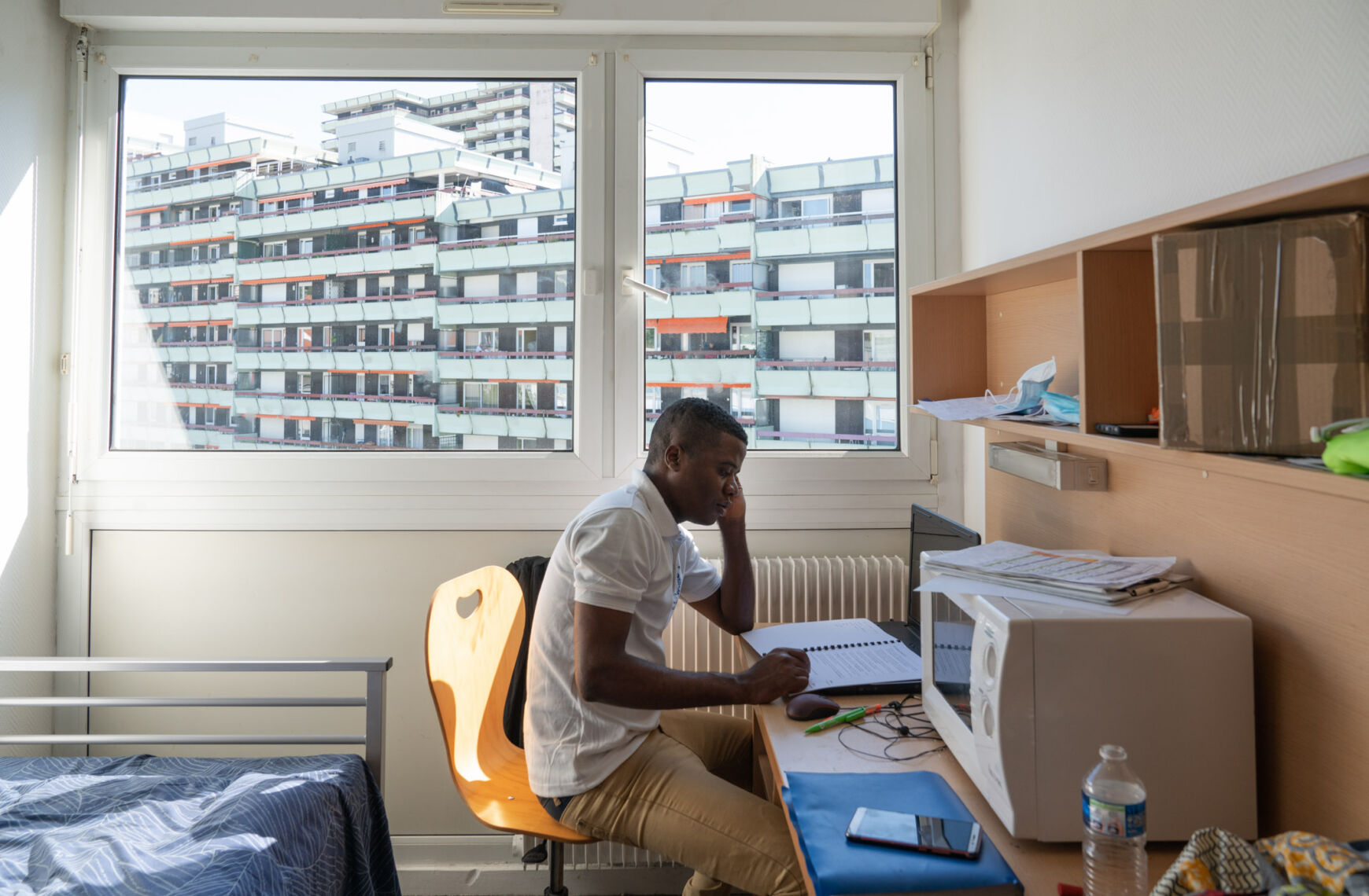 Photo : Etudiant : la vie précaire avant et après le Covid
