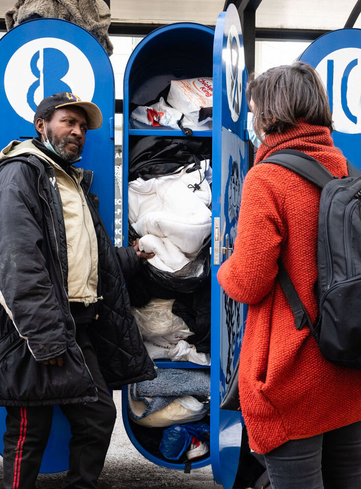 Photo : « Les casiers solidaires » lauréats de la Fondation « La France s’engage »