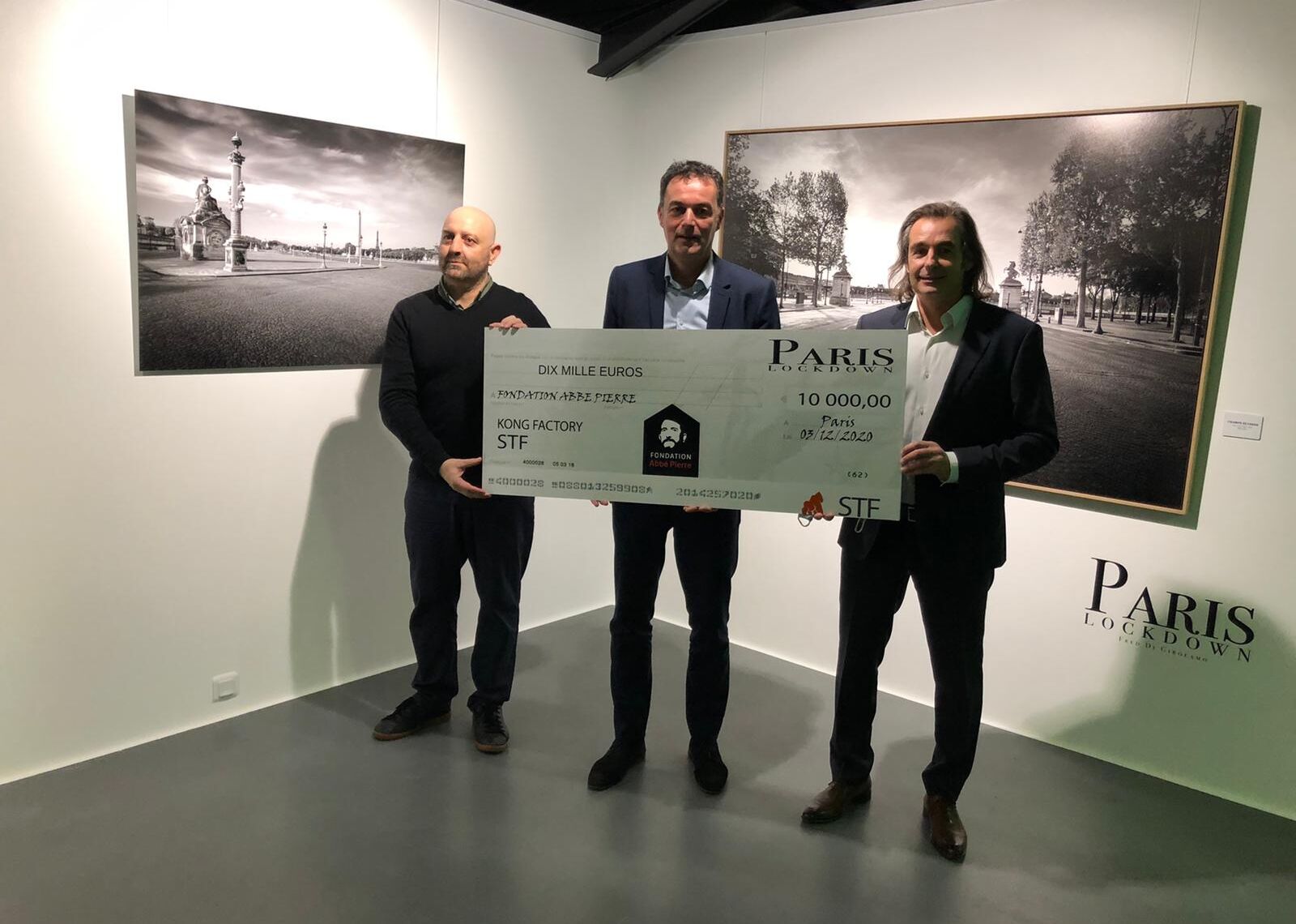 Photo : « Paris Lockdown » : 10 000 euros au profit de la Fondation