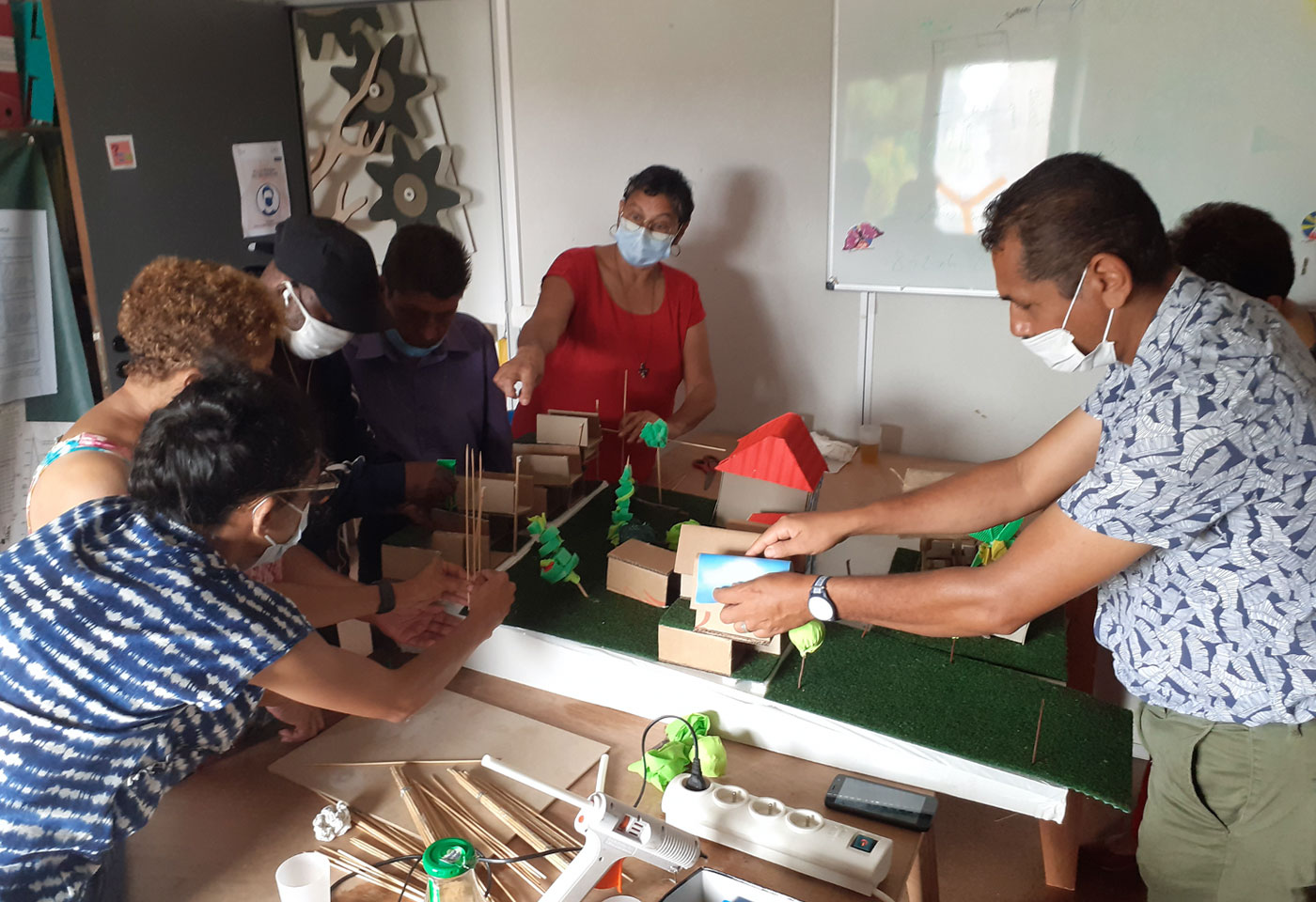 Photo : À La Réunion, la Fondation soutient la vaccination des personnes à la rue