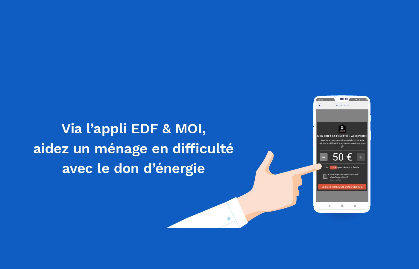 Photo : EDF Don d’énergie