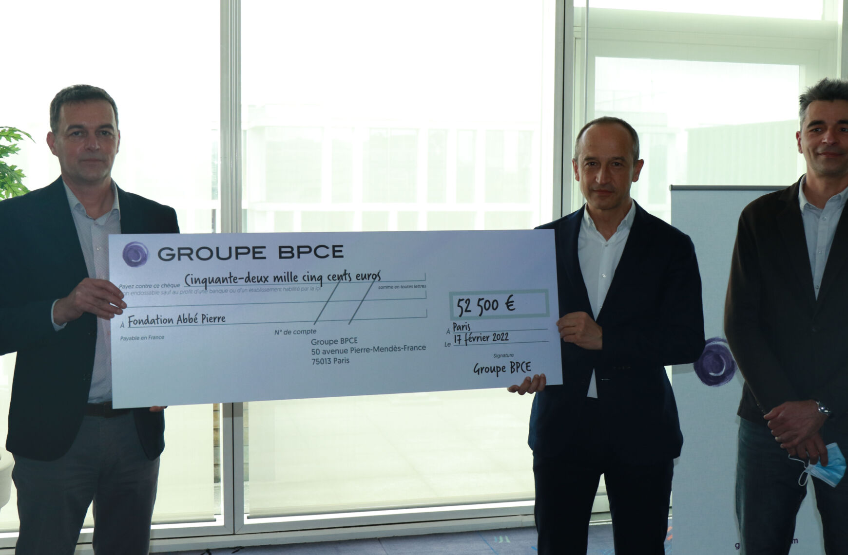Photo : Groupe BPCE : des collaborateurs soutiennent la Fondation