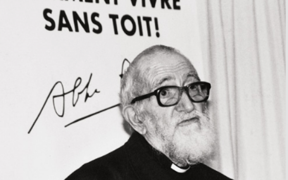 Photo : Message de l'abbé Pierre