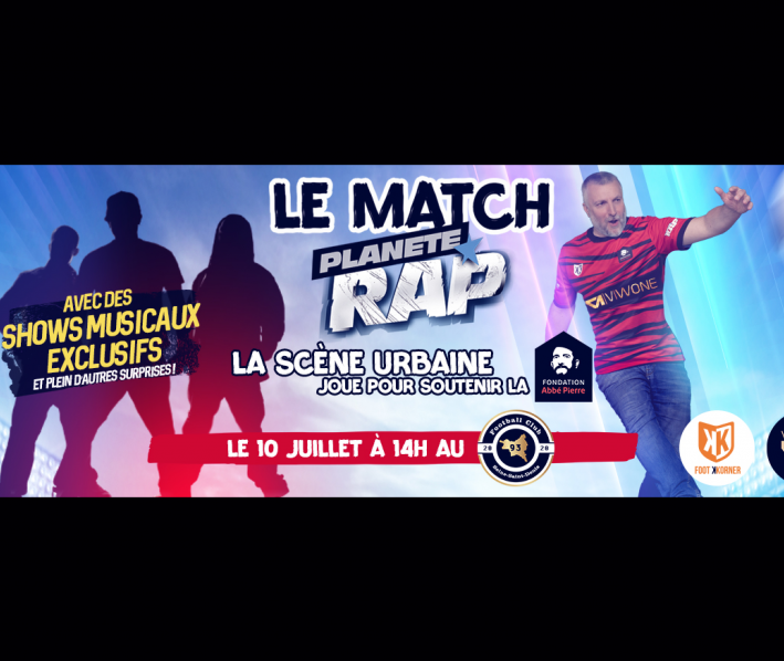 Photo : Planète Rap et les artistes de la scène urbaine s’associent pour soutenir la Fondation Abbé Pierre