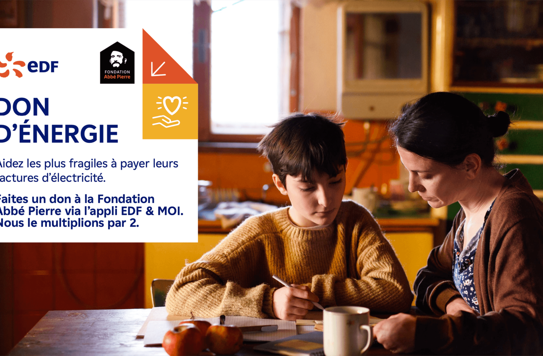 Photo : EDF lutte contre la précarité énergétique