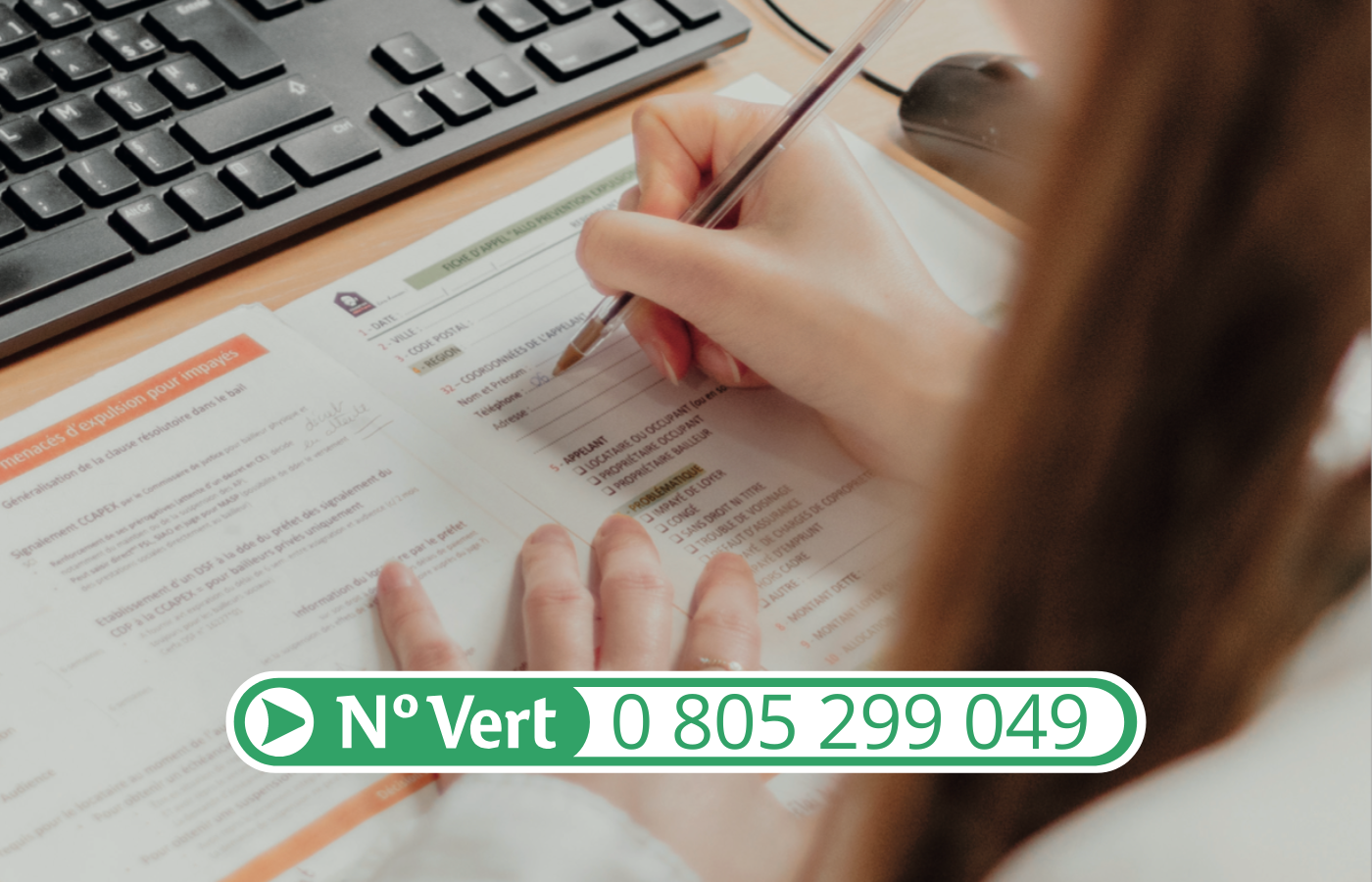 Photo : Un Numéro Vert pour la plateforme de prévention des expulsions de la Fondation Abbé Pierre