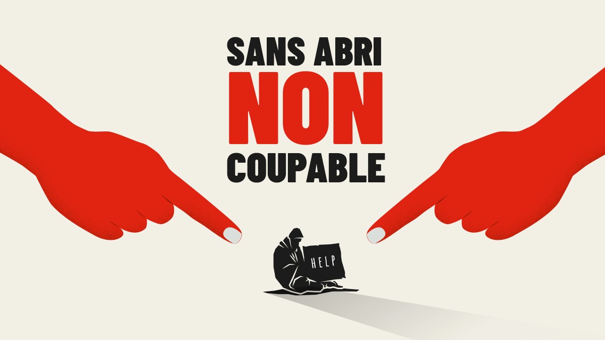 Photo : « Sans-abri, non coupable ! »